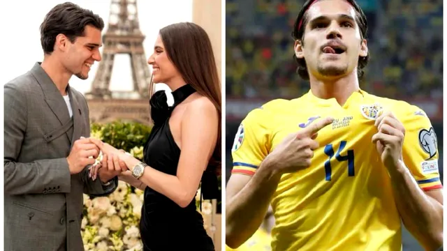 Cum s-au îmbrăcat Ianis Hagi și Elena Tănase la petrecerea de logodnă. Detaliul care a atras toate privirile