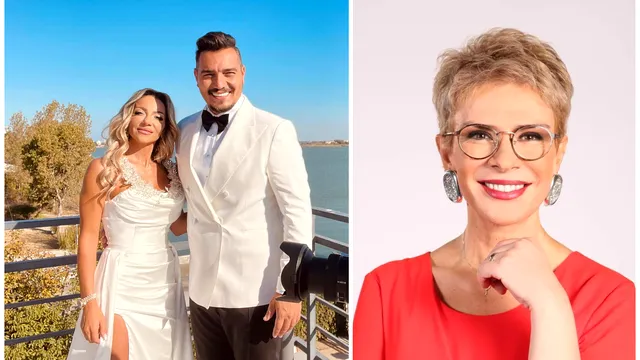 De ce a lipsit Teo Trandafir de la nunta lui Bursucu. A fost marea absentă. Imagini spectaculoase cu mirii, invitații și tortul de 8 etaje FOTO