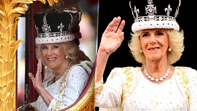 Regina Camilla, așa cum rar o vezi în public. Ținuta a impresionat pe toată lumea, cum s-a asortat cu Regele Charles