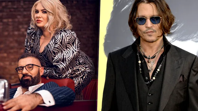 Viorica și Ioniță de la Clejani, așa cum nu i-ai văzut vreodată. Unde s-au pozat cu Johnny Depp, imagini virale
