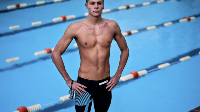 Imaginea cu care David Popovici a topit inimile tuturor fanilor. Cum a fost surprins sportivul, asta spune multe despre el