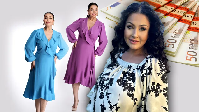 Câți bani face Gabriela Cristea din afacerea cu haine. Cât costă o rochie creată de vedeta TV