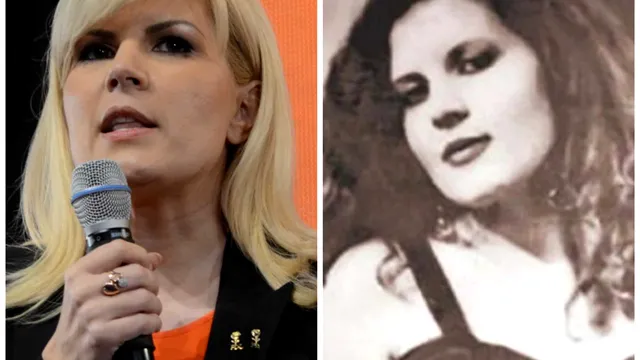 Îți vine să crezi că fata din poză este Elena Udrea? Imagini neștiute cu ea brunetă și părul creț
