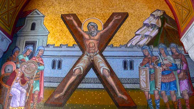 De ce crucea Sfântului Andrei este în formă de X. Povestea mai puțin știută a Apostolului devenit ocrotitorul românilor