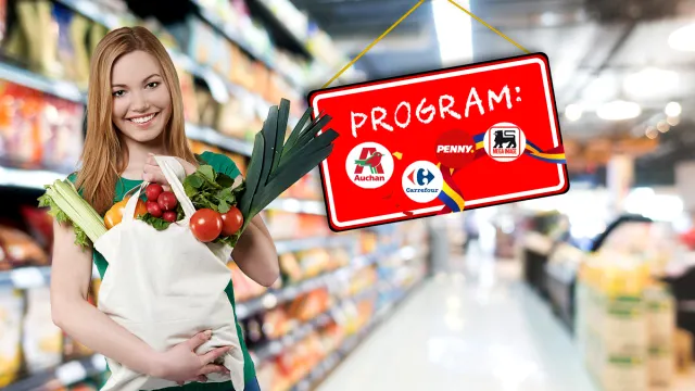 Program supermarketuri de Revelion 2024. Ce orar au Auchan, Lidl, Kaufland, Carrefour, Penny și Mega Image pe 31 decembrie, 1 și 2 ianuarie