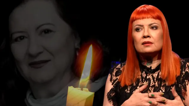 Cum a apărut Catinca Roman la înmormântarea mamei sale. Primele imagini, tristețea i se citește pe chip VIDEO