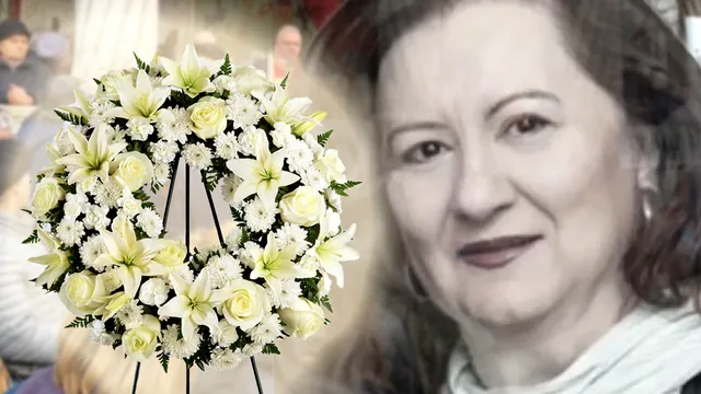 Omagiul special de la înmormântarea Mioarei Roman: Mi s-a părut o coroană deosebită. Ce avea deosebit: Nu știu cum s-a gândit să facă asta VIDEO EXCLUSIV