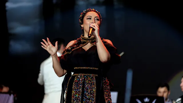 Cine a apărut pe scenă, alături de Andra, la concertul din Germania. Emoția a fost la cote maxime