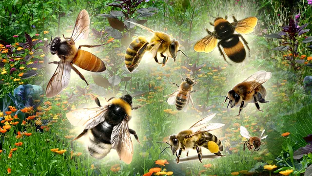 3 plante care atrag albinele în grădina ta. Sunt flori magnetice pentru polenizatori