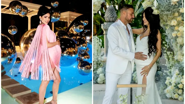 Andreea Sasu a pozat provocator cu puțin timp înainte de a naște. Cum arată iubita lui Philipp Plein, însărcinată în luna a noua FOTO