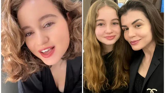 Irina Columbeanu, copia fidelă a mamei ei. Cum arată adolescenta machiată, în primul ei pictorial FOTO
