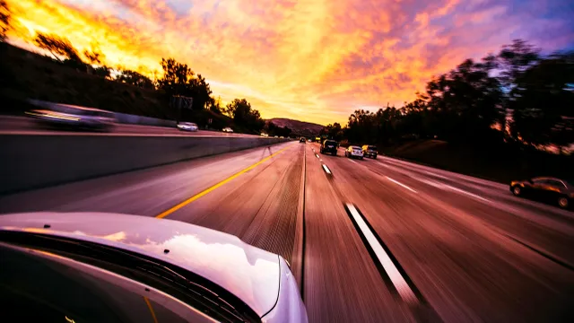 Cadru romantic și fără precedent, pe Autostrada Soarelui. Un șofer ne-a arătat o imagine unică: ”Superb!”