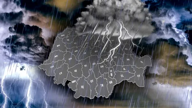 Cod galben de furtuni, vânt și grindină emis de ANM. Lista completă a județelor afectate