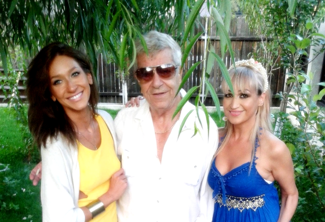 Ion Dichiseanu, alături de Ioana și de Simona