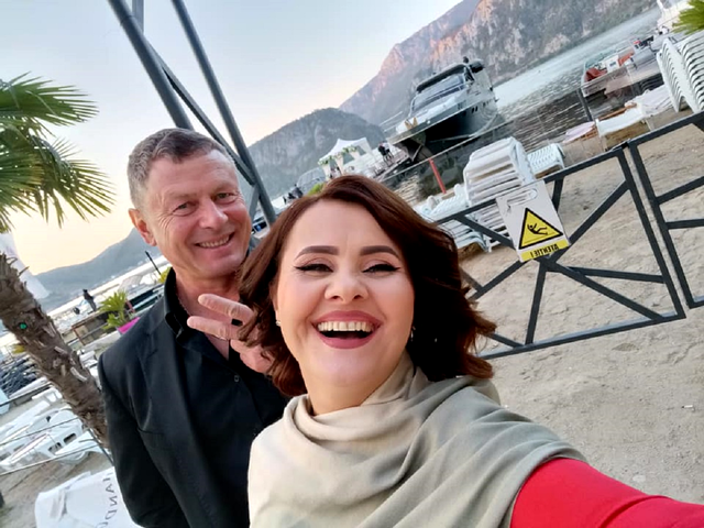 Niculina Stoican și soțul ei