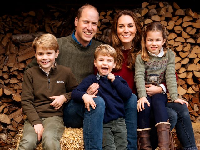Kate Middleton, William si copiii lor