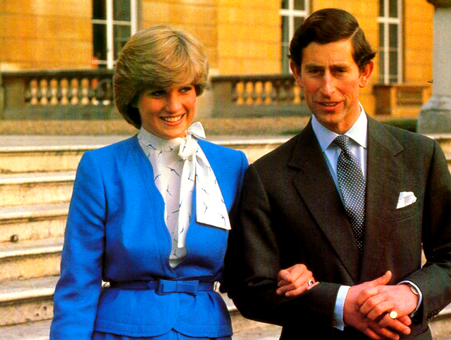 Prințesa Diana, alături de Prințul Charles