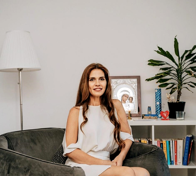 Aida Parascan, la cabinetul ei