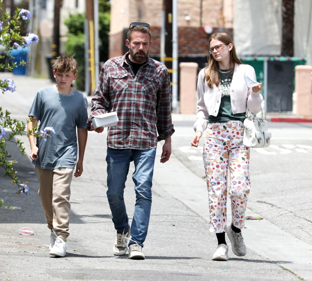 Ben Affleck și cei doi copii
