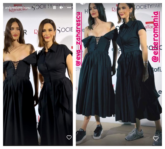 Andreea Berecleanu si fiica ei, Eva