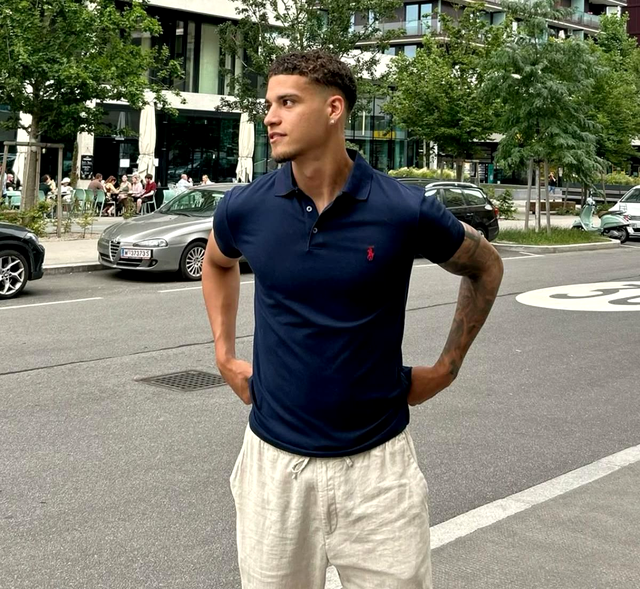 Tricou polo jersey