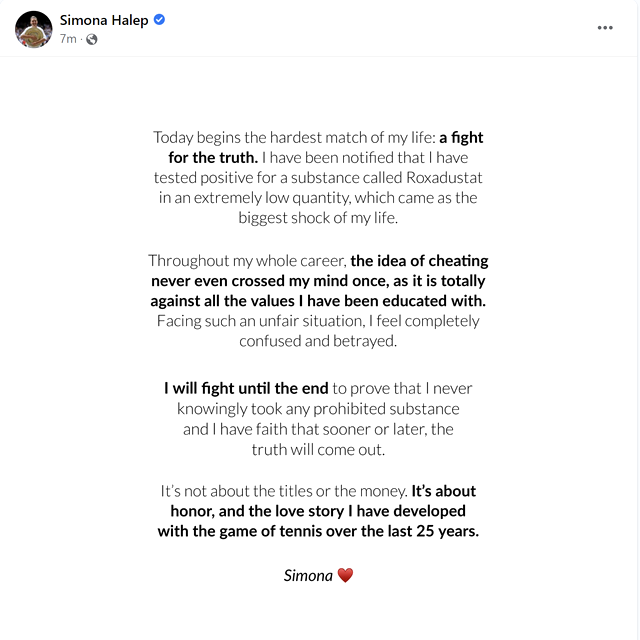 simona halep reactie