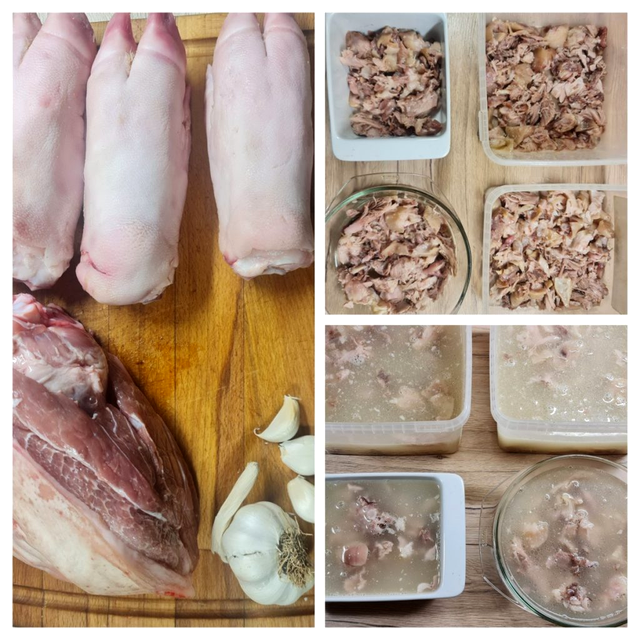Etape de preparare Răcitură de porc