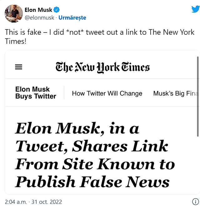 Ce a scris Elon Musk pe Twitter în timpul petrecerii de la Castelul Bran