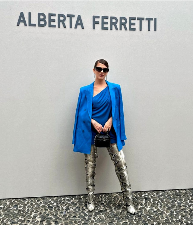 Lidia Buble, la Milano Fashion Week 2023