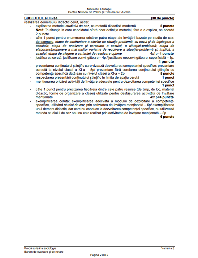 Subiecte Sociologie