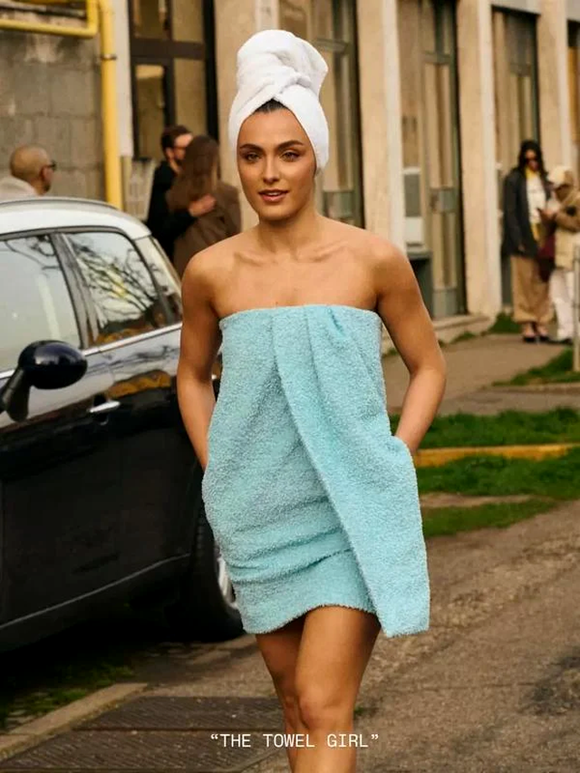 Alexia Eram i-a uimit pe toți când a apărut „în prosop”, pe stradă