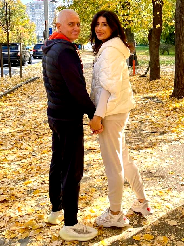 Virgil Ianțu alături de iubita lui, Roxana