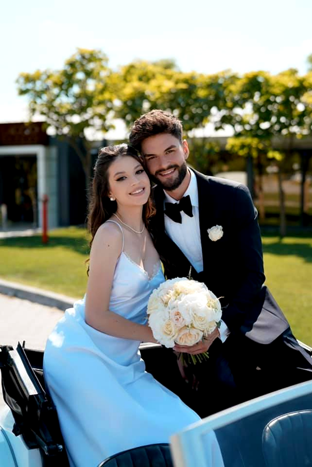 Cleopatra Stratan și Edward Sanda s-au căsătorit în urmă cu un an 