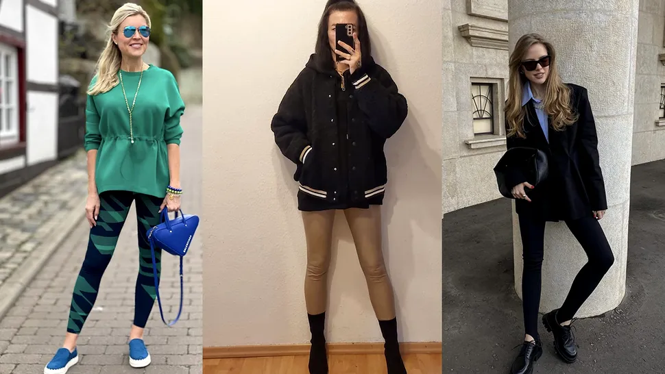 Cum poți purta colanții cu stil. De la un outfit banal la un look spectaculos