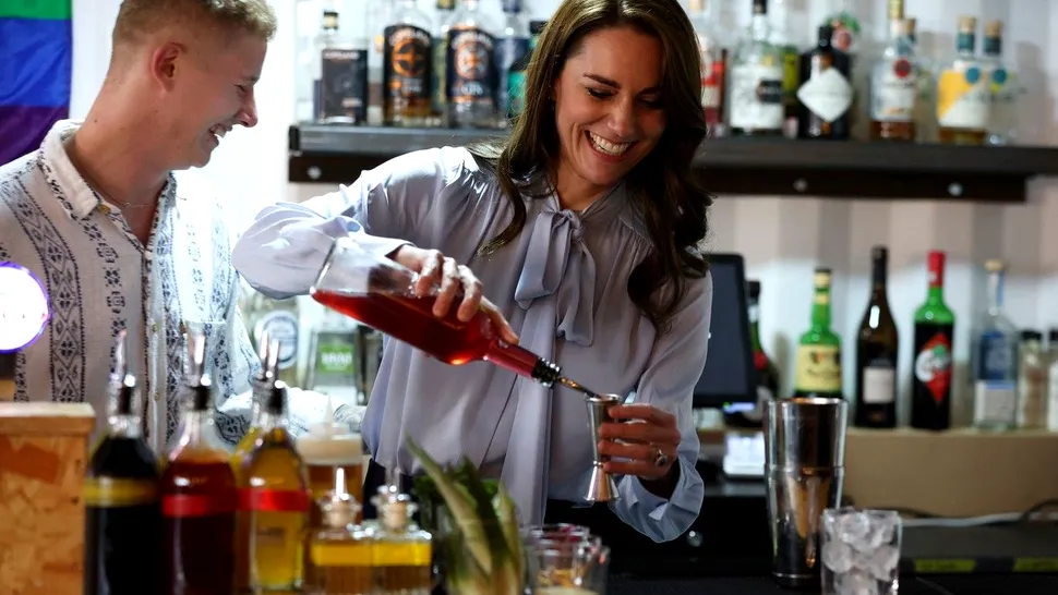 Băutura care a cucerit-o pe Kate Middleton. Nu o refuză la nicio petrecere, e preferata ei