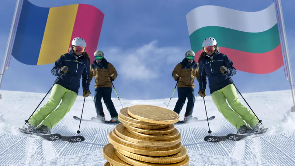 Cât costă să schiezi în România vs. Bulgaria, la final de 2023. Prețurile s-au majorat față de anul trecut