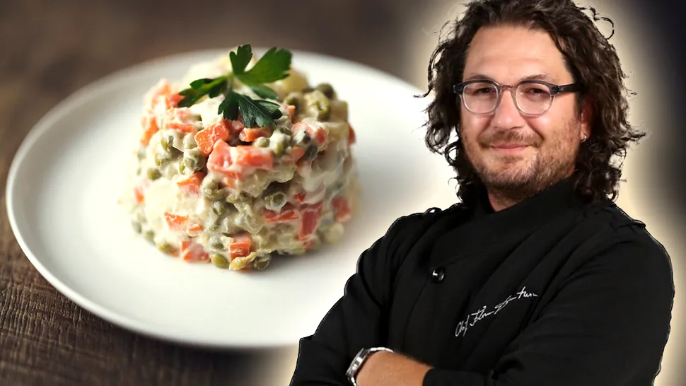 Ce să pui în salata de boeuf ca să iasă absolut delicioasă. Secretul lui Florin Dumitrescu pentru o rețetă perfectă de sărbători
