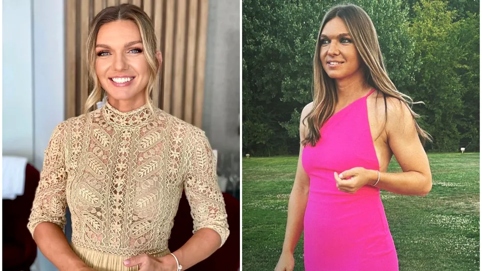 Simona Halep, în cea mai decoltată rochie purtată vreodată. Cum s-a afișat sportiva la Cluj, toată lumea a întors capul după ea