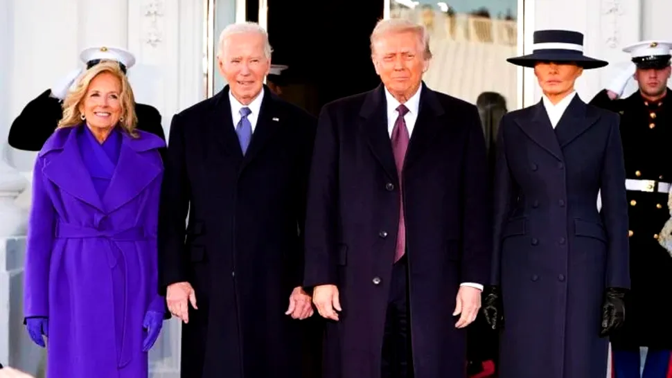 Stil de primă doamnă. Melania Trump și Jill Biden, apariții total diferite pe covorul roșu de la Casa Albă