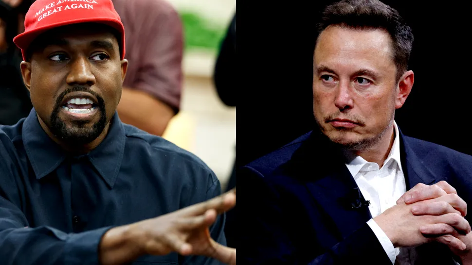 Elon Musk și Kanye West, la cuțite! Comentarii misogine, rasiste și antisemite! S-au luat măsuri imediat