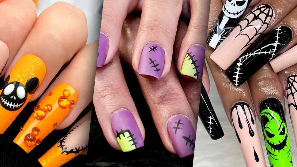 Modele de unghii pentru Halloween 2023. Idei de manichiură pe care le poți face acasă