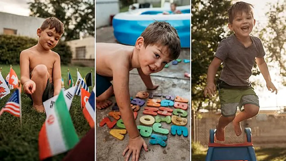 El este „Mini Einstein” de pe TikTok. Are 5 ani, suferă de autism, dar uimește cu memoria lui. Scrie în 10 limbi şi enumeră toate ţările şi capitalele lumii