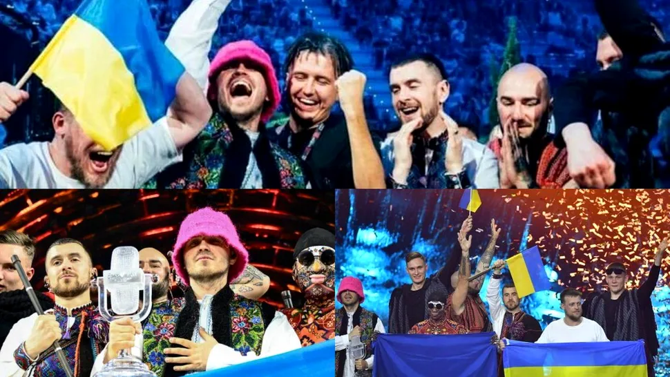 Suma uriașă cu care a fost vândut trofeul Eurovision 2022. Ce vrea să facă trupa Kalush cu banii