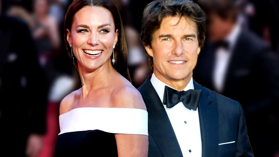 Kate Middleton, apariție spectaculoasă. Tom Cruise a fost și el atât de vrăjit încât a încălcat protocolul regal