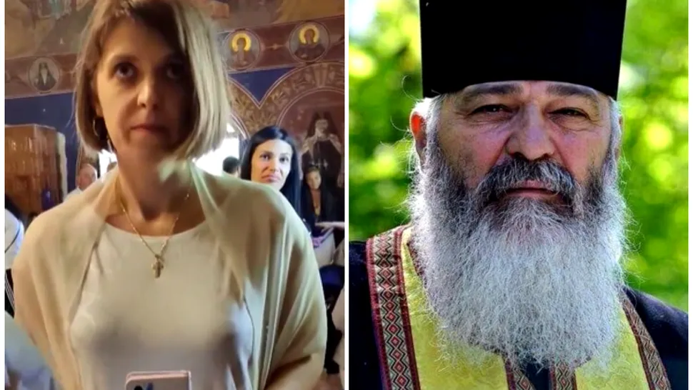 Femeia implicată în incidentul cu părintele Calistrat, filmată când hărțuiește un alt preot. Cum a fost surprinsă de această dată