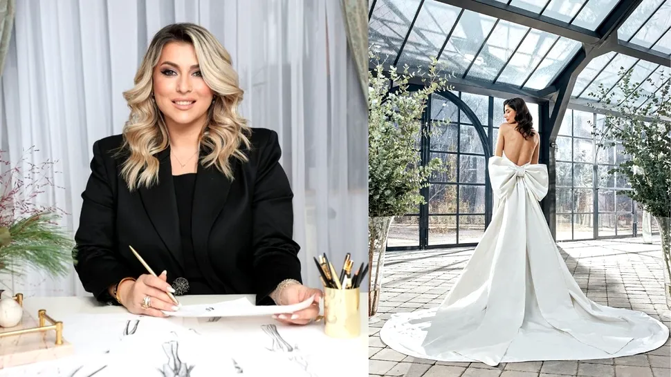 Rochii de mireasă la modă în 2023. Andreea Mărcuța: Una dintre tendințe este ținuta din două piese VIDEO EXCLUSIV
