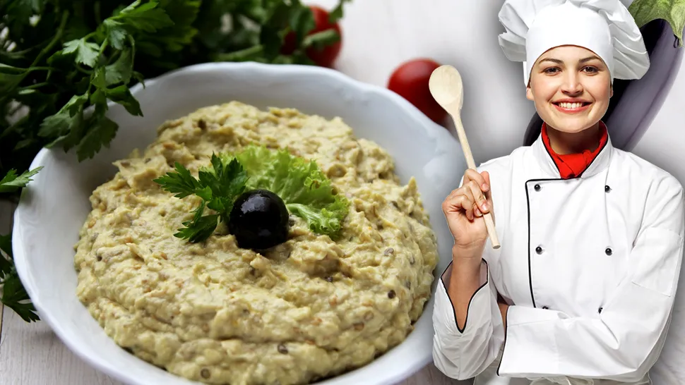 Ingredientul pe care să-l adaugi în salata de vinete, la final, pentru un plus de savoare. Rețeta e nemaipomenită