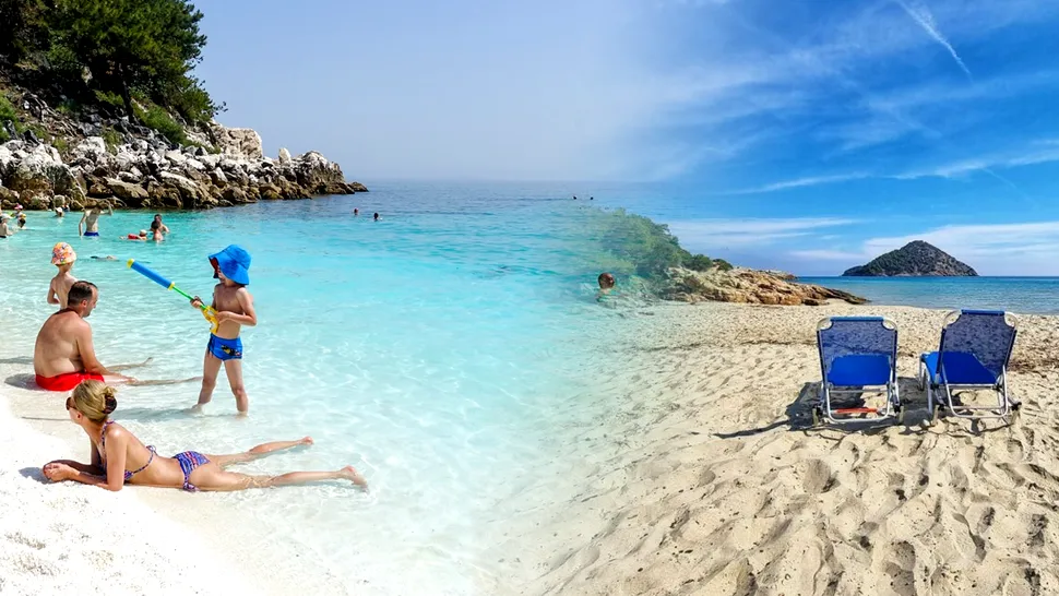 Cât costă șezlongul la Marble Beach Thassos. Toți românii care merg în vacanță trebuie să știe prețurile