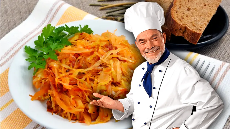 Ingredientul deosebit pe care să-l adaugi în varza călită. Așa iese foarte delicioasă, rețeta lui Radu Anton Roman te va cuceri pe loc