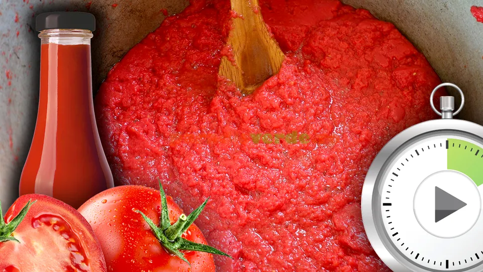 Cât timp se fierbe sucul de roșii, de fapt. Cantitatea corectă de sare ca să iasă delicios